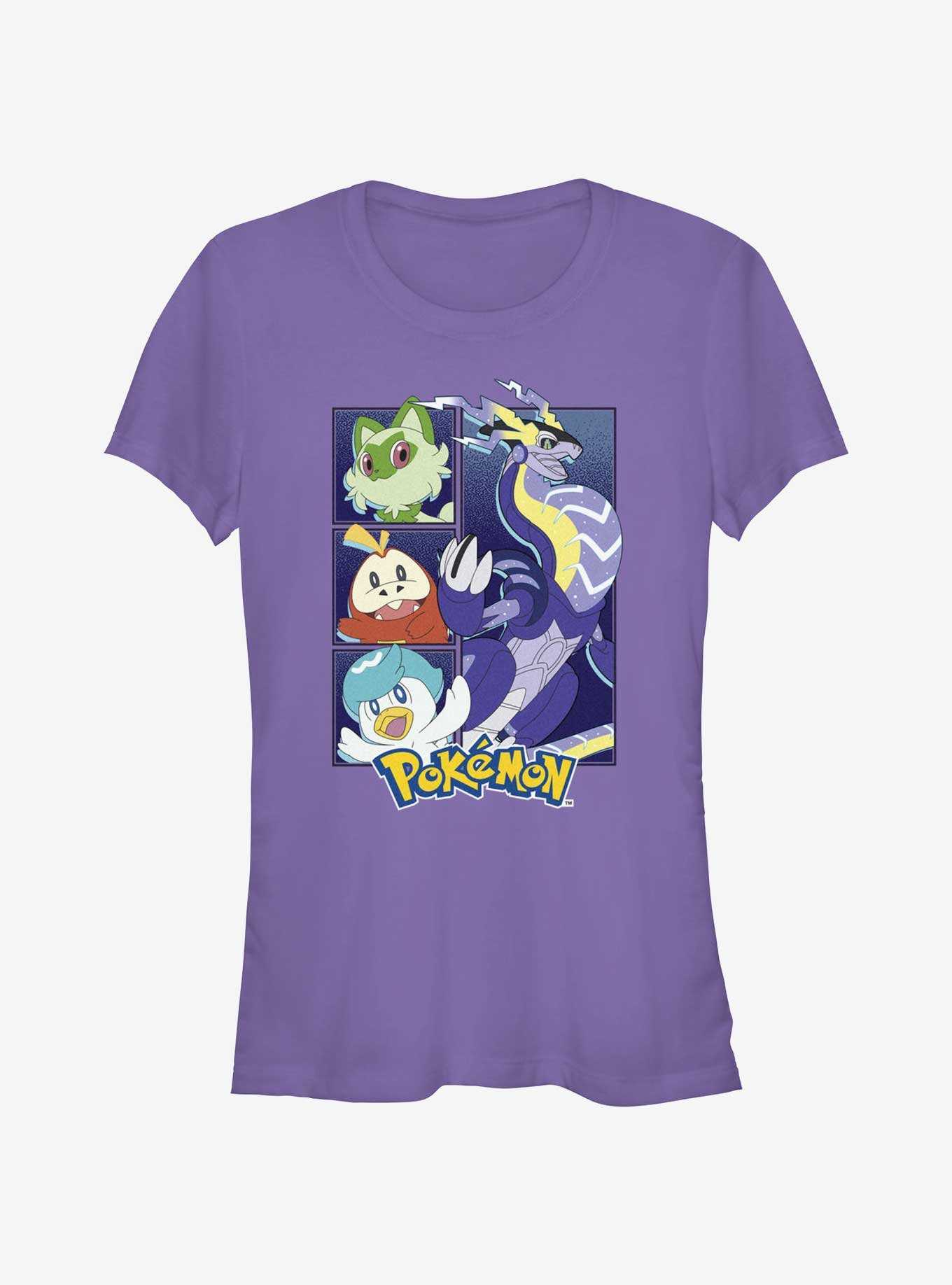 Pokemon Miraidon Group Poster Girls T-Shirt, , hi-res