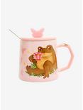 I Don't Care Butterfly Mug With Spoon & Lid By A Ziggies, , hi-res
