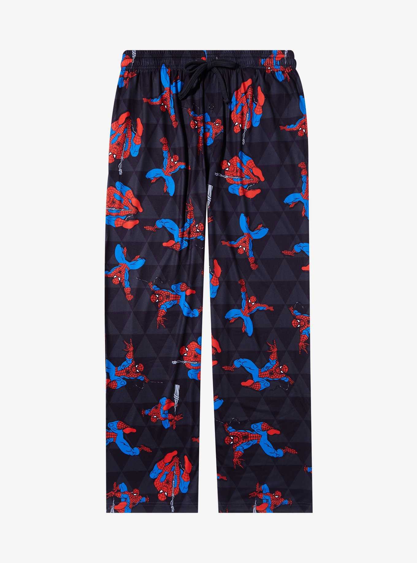 Marvel Spider-Man Allover Print Sleep Pants - BoxLunch Exclusive, , hi-res