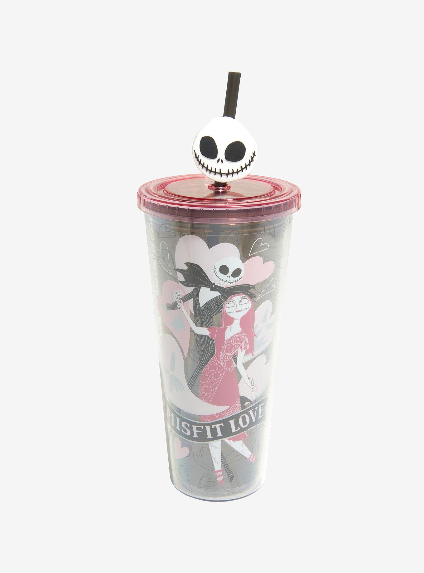 Disney Store The Nightmare Before Christmas Light-Up Tumbler with Straw