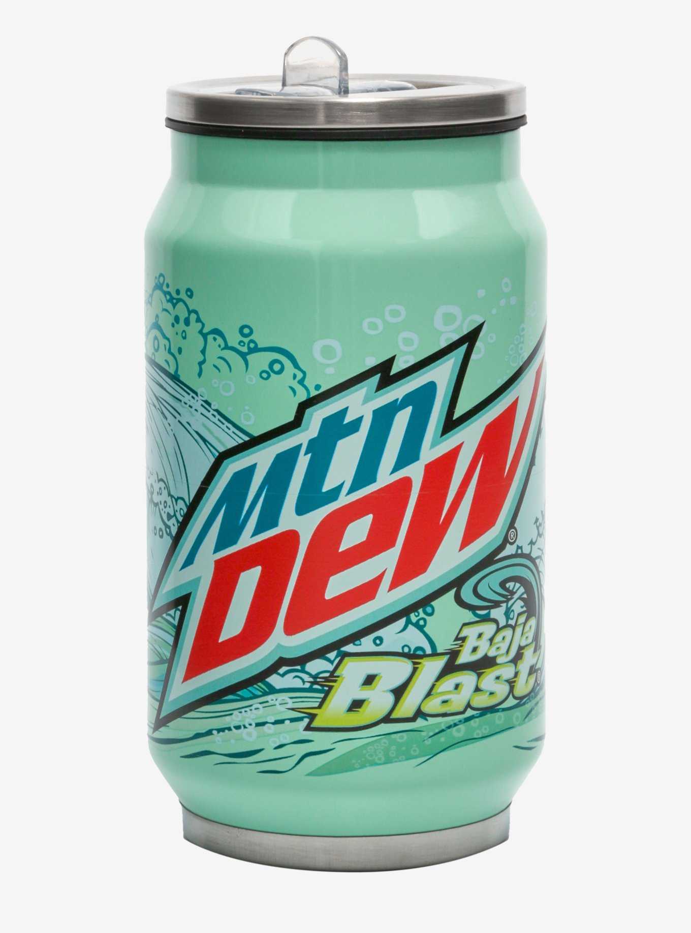 Mountain Dew Baja Blast Soda Can Water Bottle, , hi-res