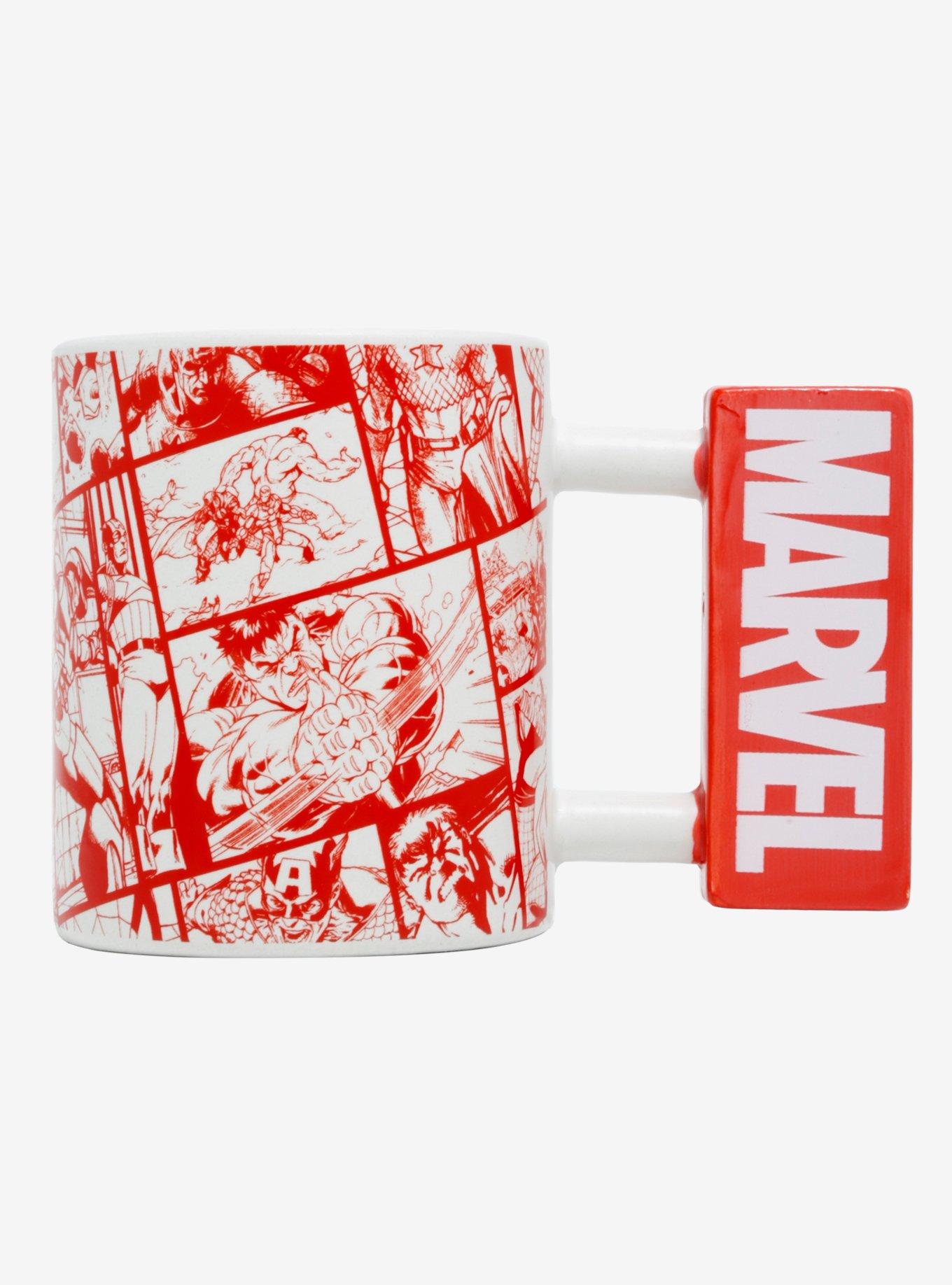 Marvel Comics Logo Figural Mug, , hi-res