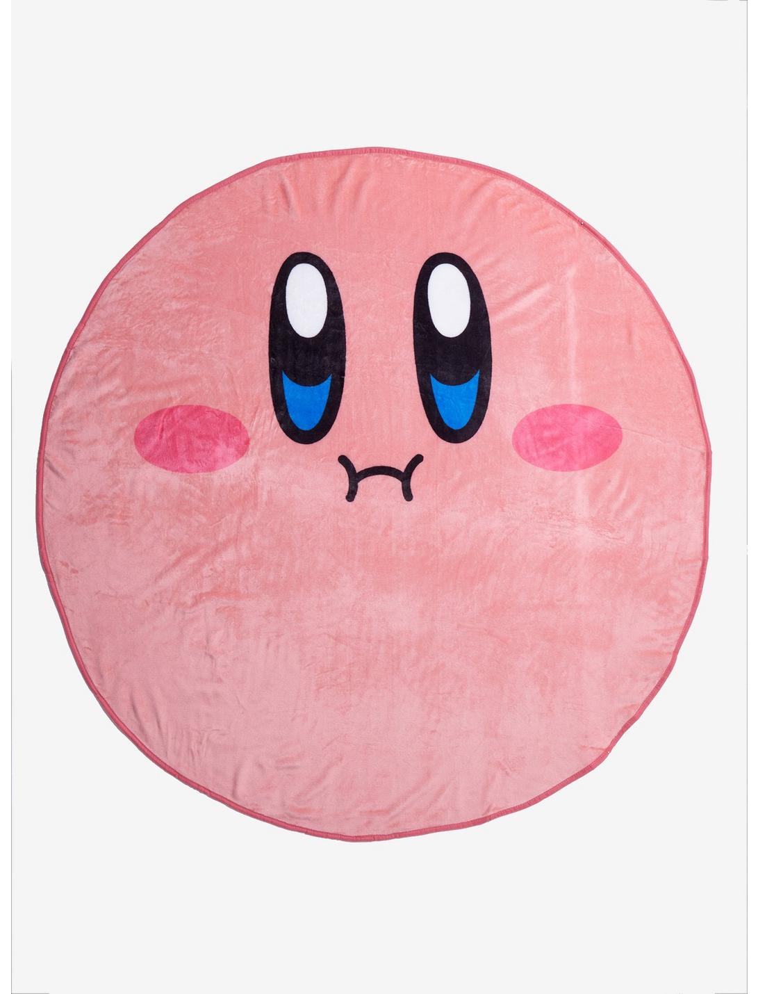 Kirby Face Circular Throw Blanket, , hi-res