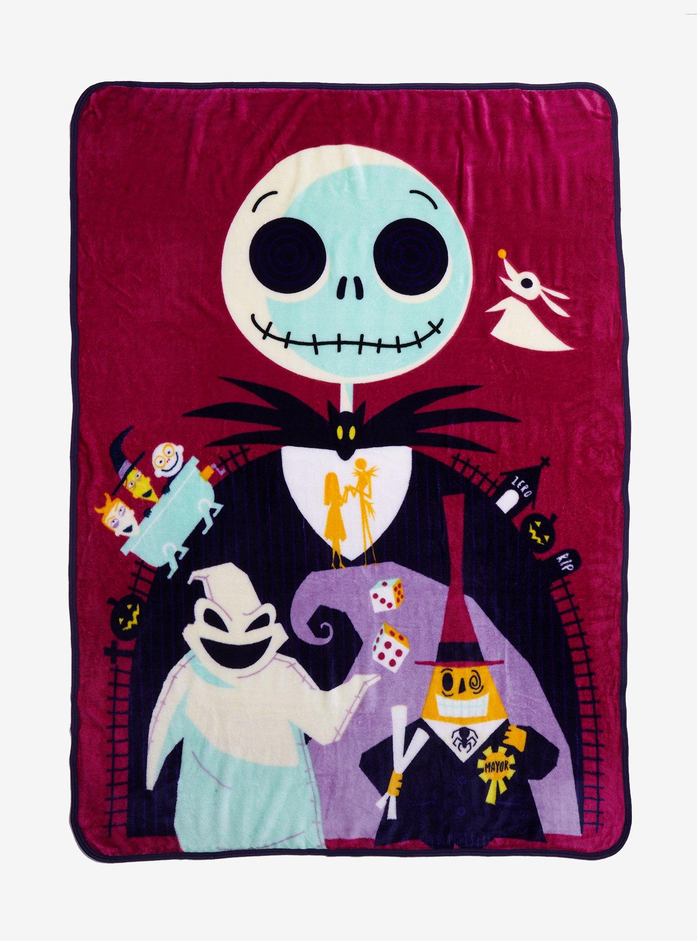 The nightmare before christmas blanket hot sale