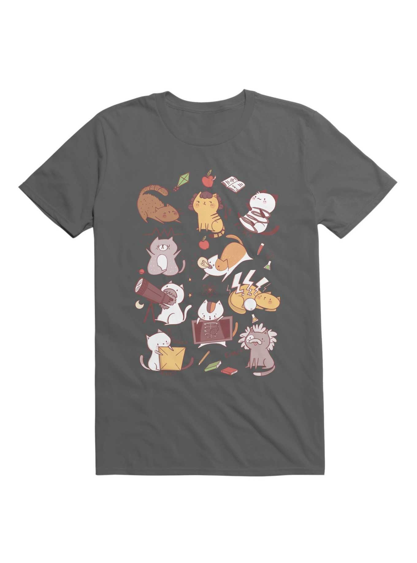 Science Kittens T-Shirt, CHARCOAL, hi-res