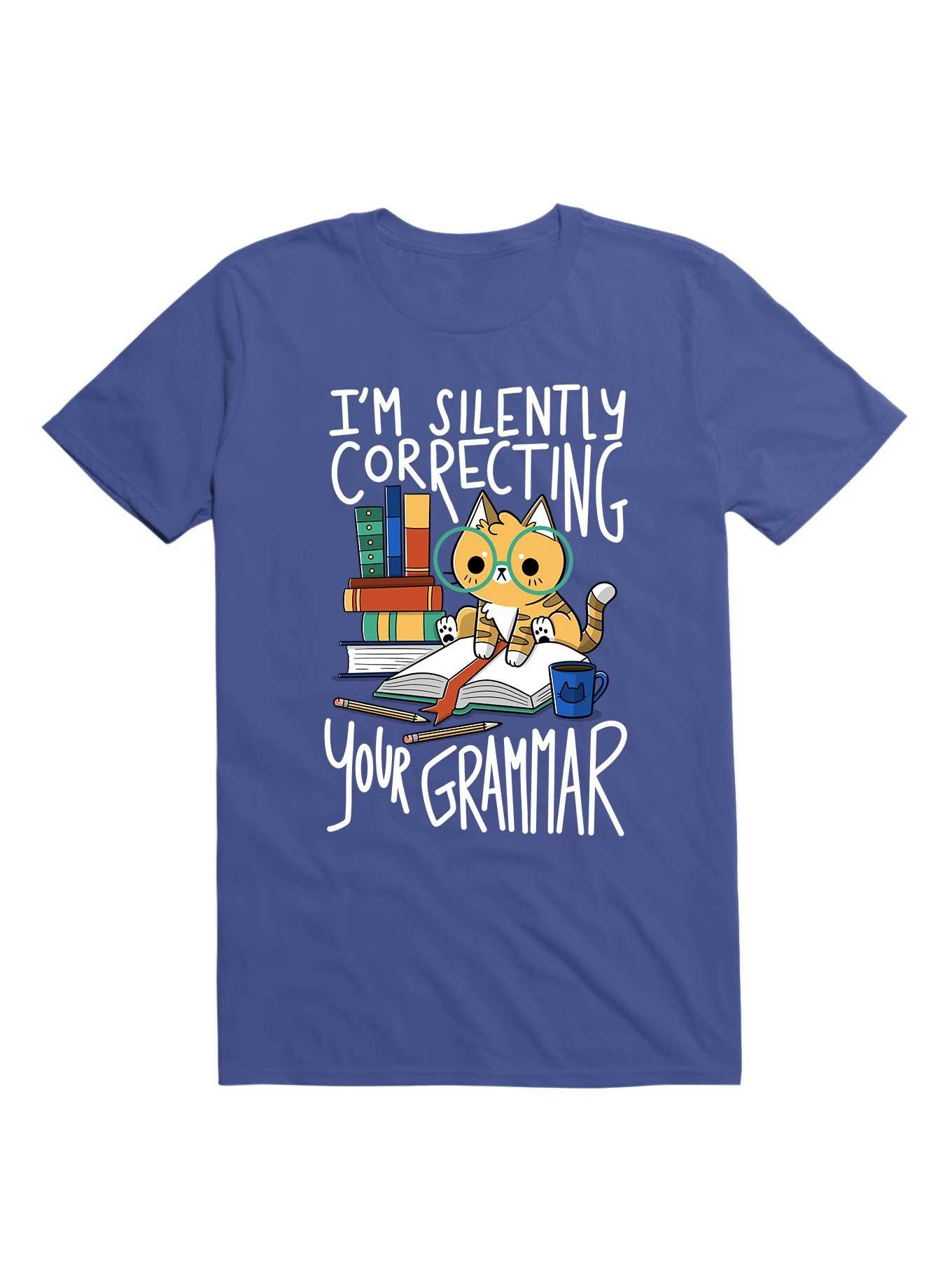 Grammar Cat T-Shirt, , hi-res