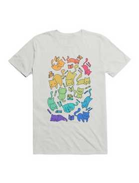Cats and Books T-Shirt, , hi-res