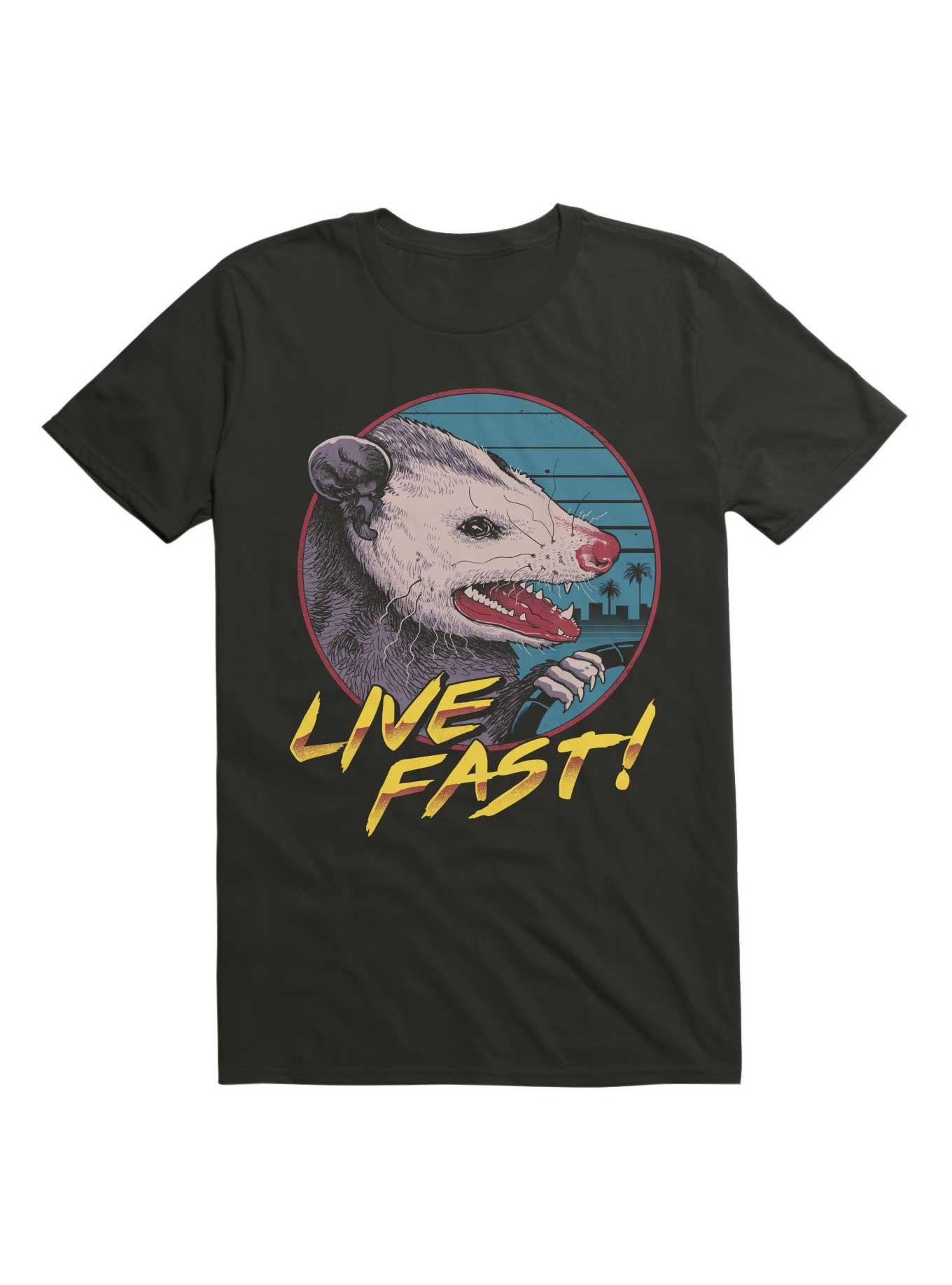 Live Fast! T-Shirt, BLACK, hi-res