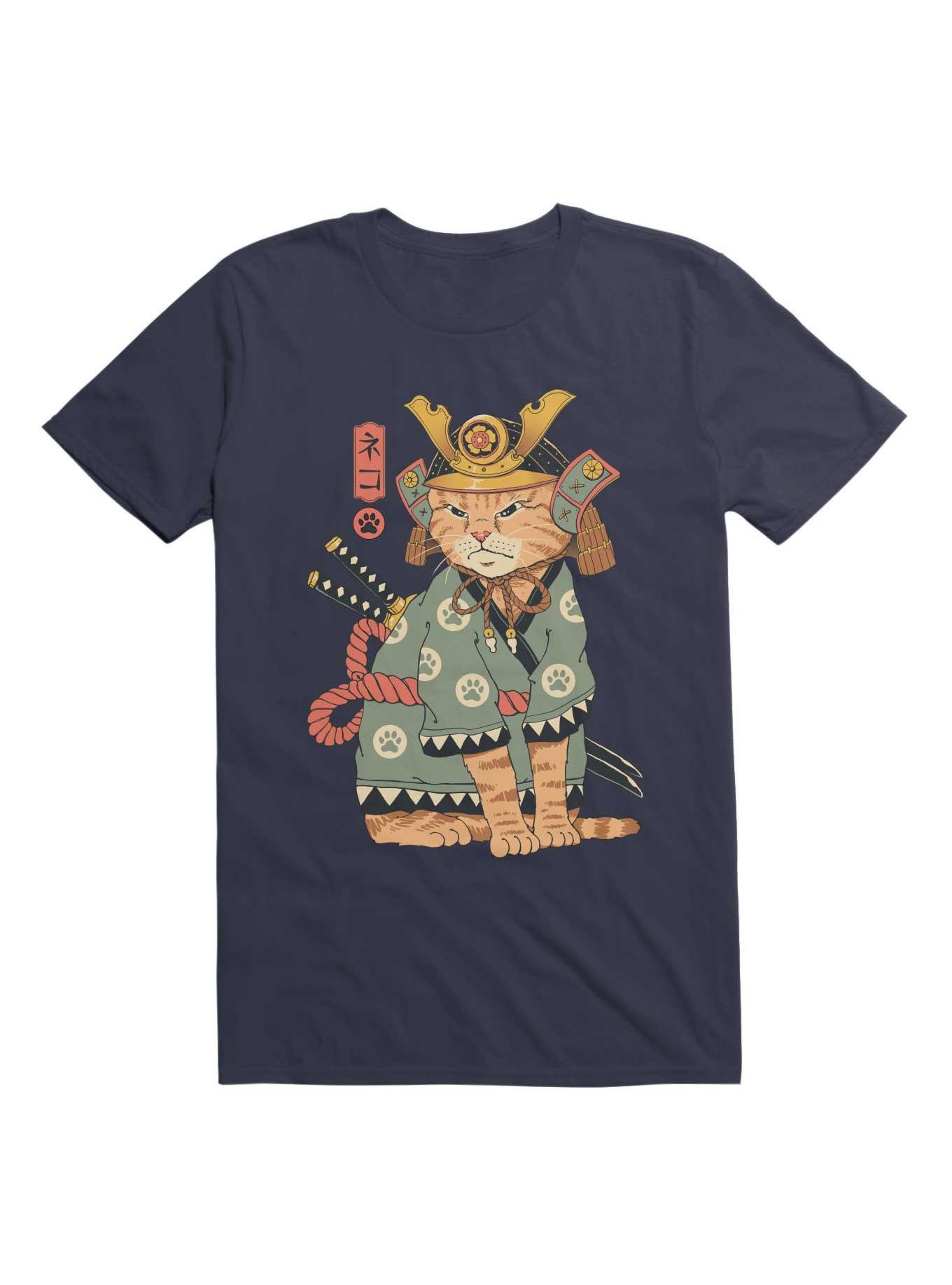 Neko Samurai T-Shirt, , hi-res