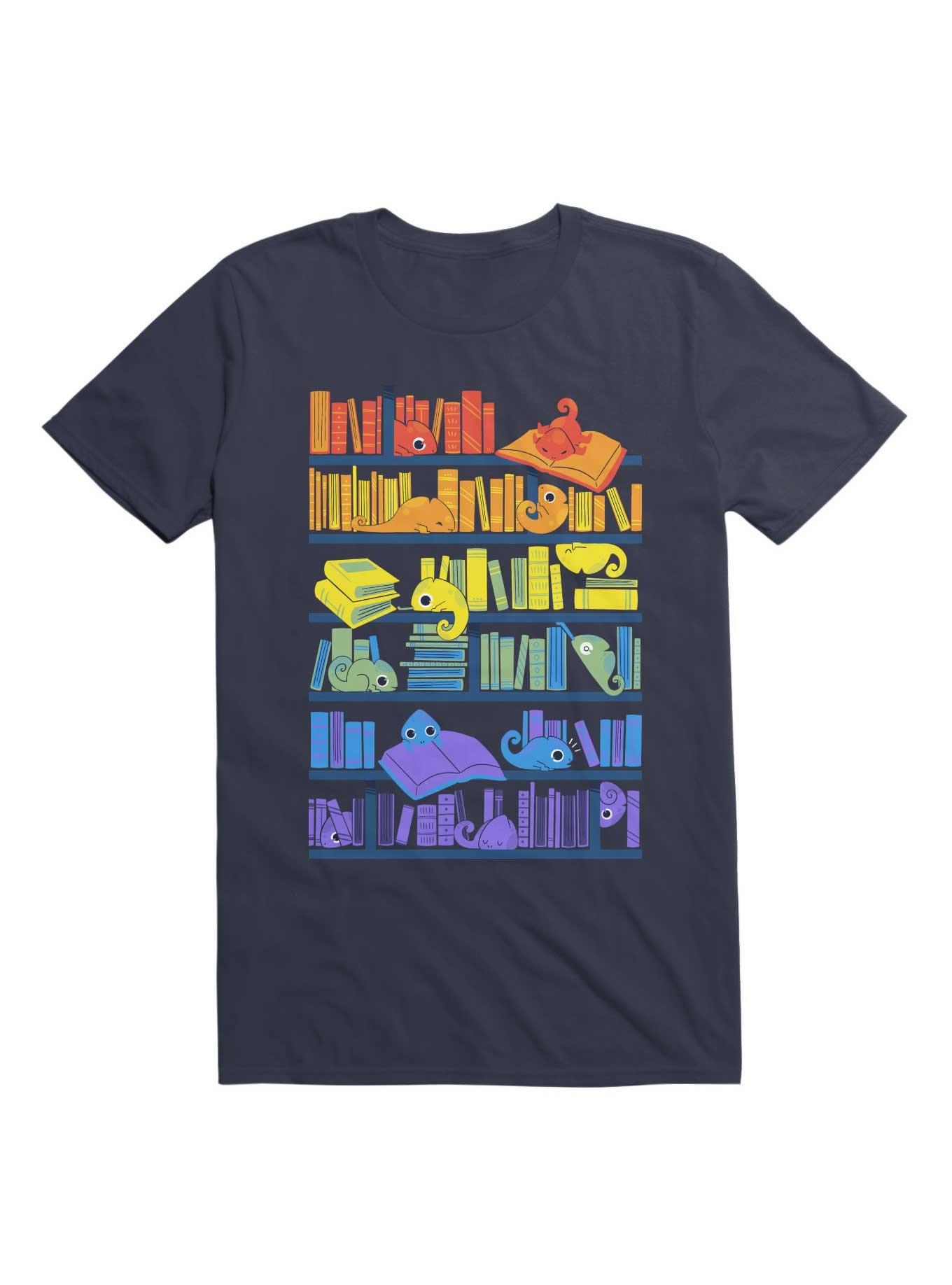 THRDLESS Chameleon's Library T-Shirt