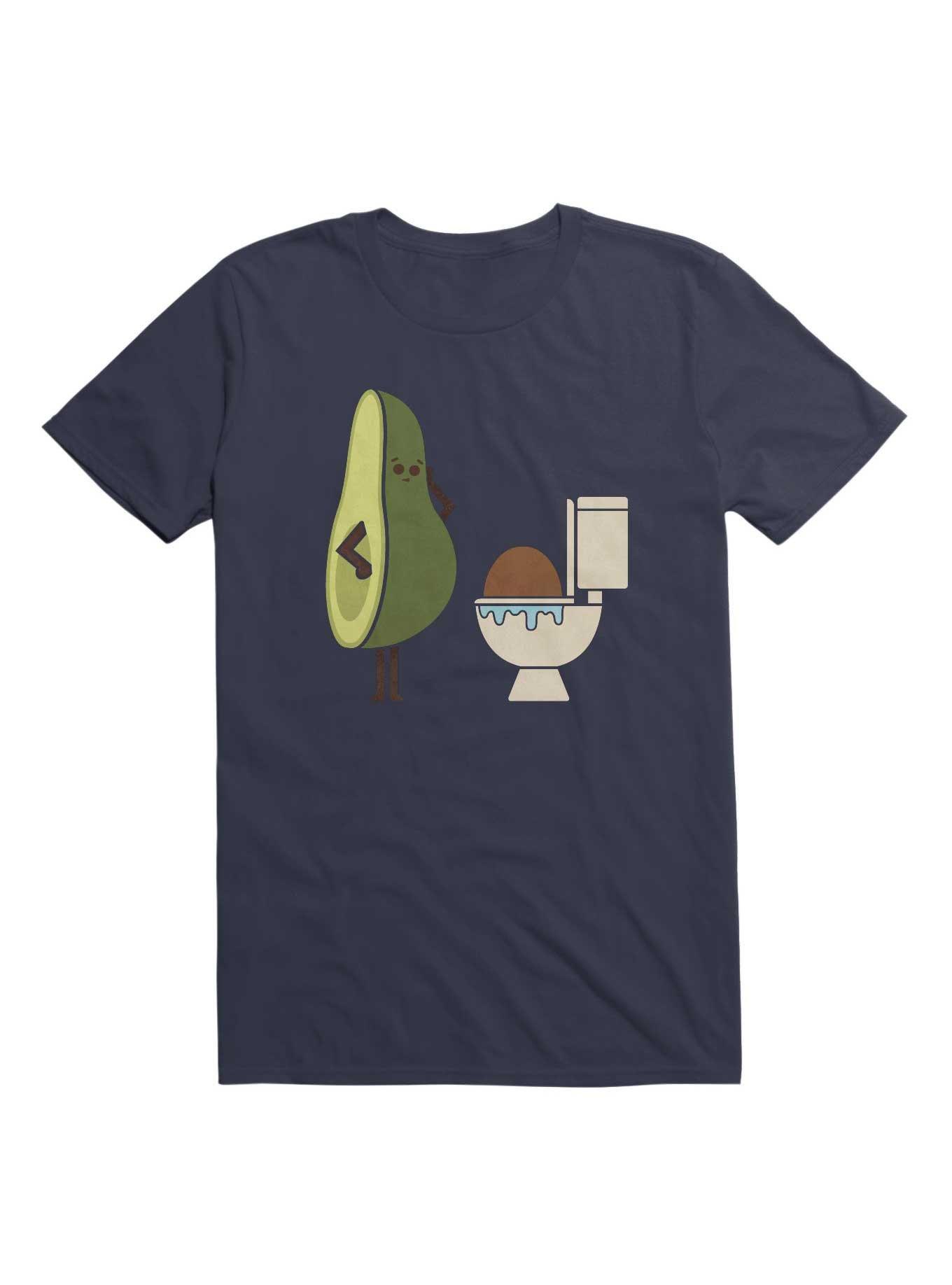 Clogged Avocado Toilet T-Shirt, , hi-res