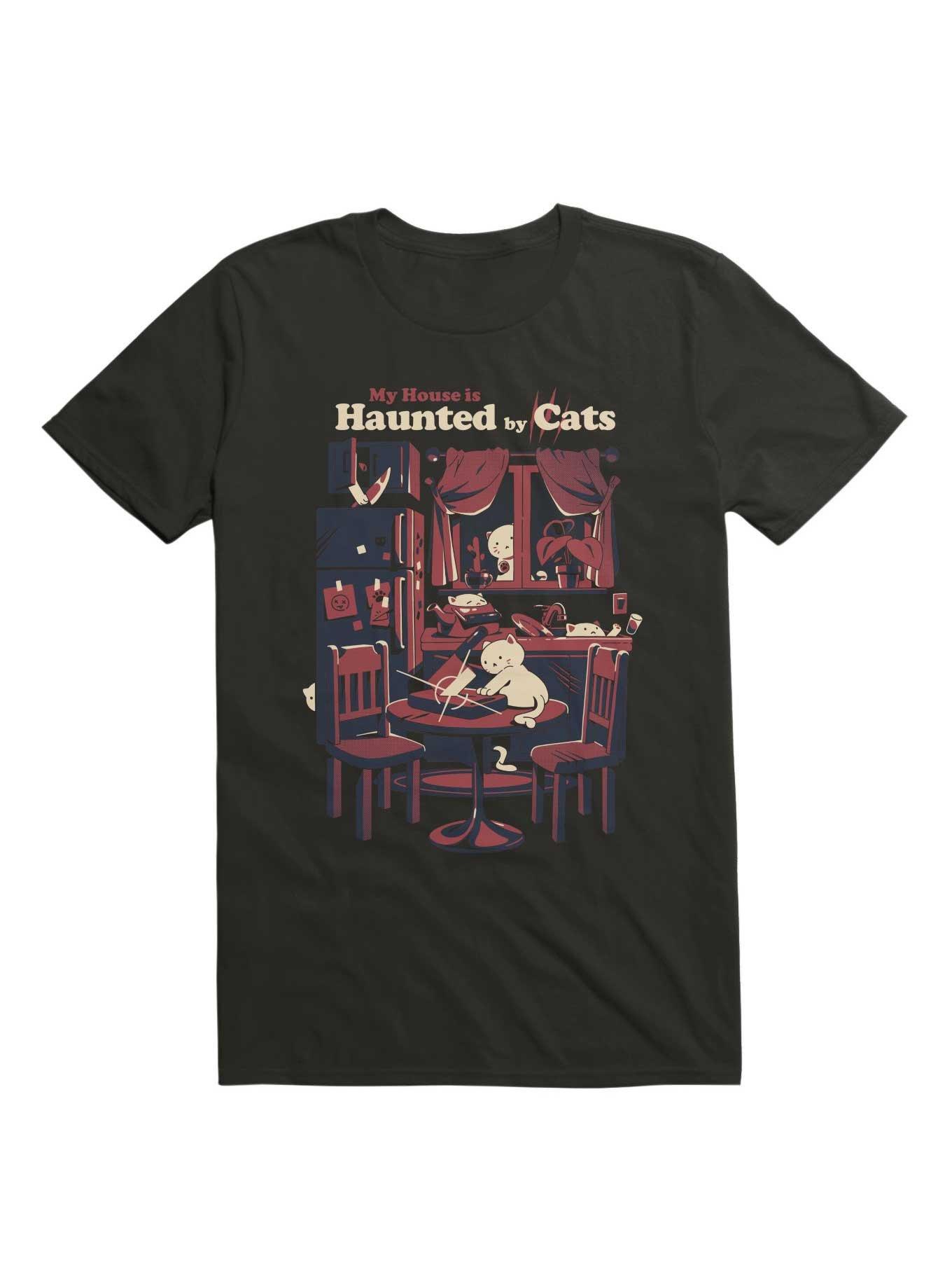 Haunted by cats T-Shirt, , hi-res