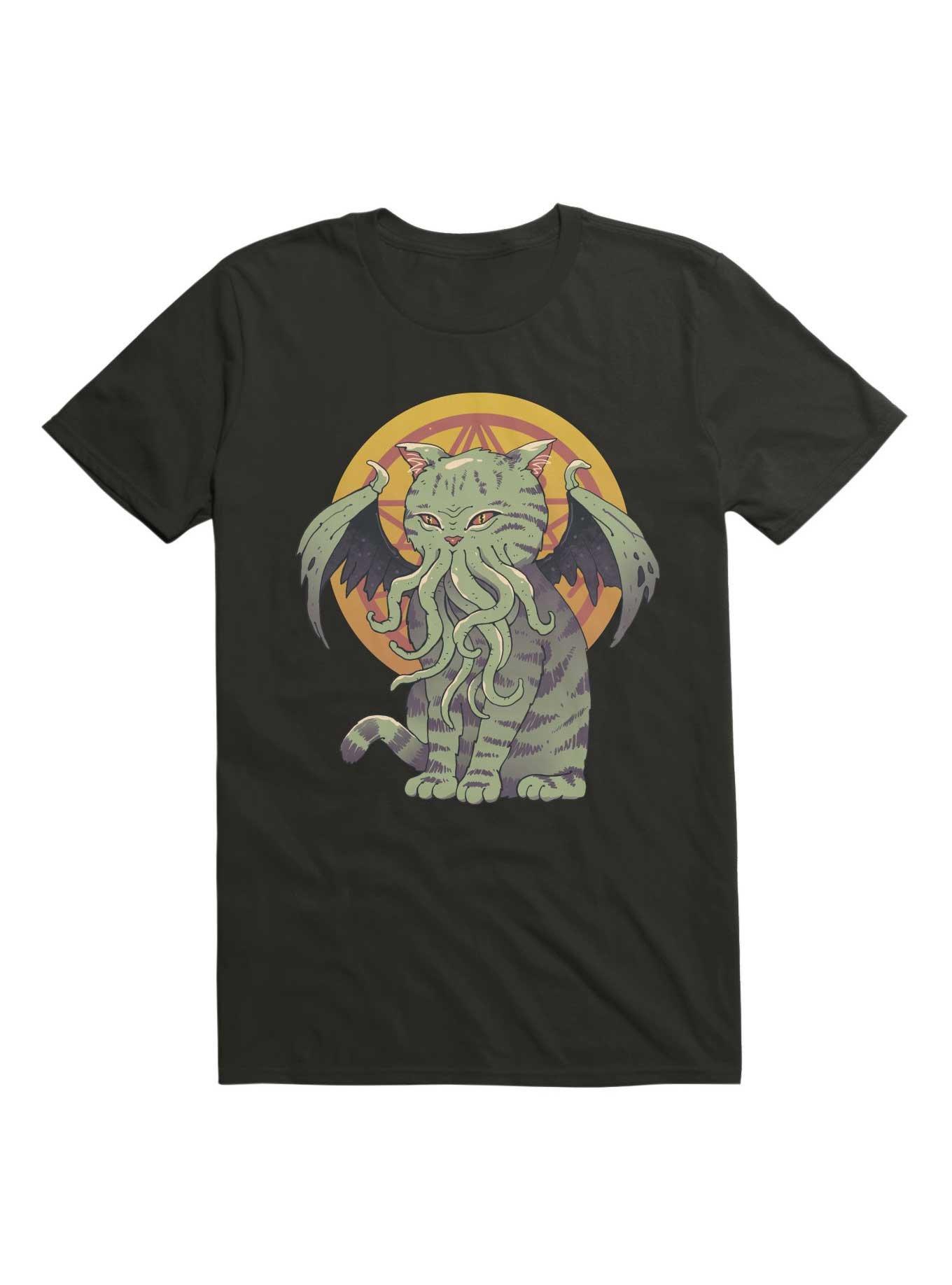 Cathulhu T-Shirt, BLACK, hi-res