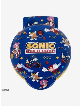 Uncanny Brands Sonic the Hedgehog Mini Waffle Maker, , hi-res