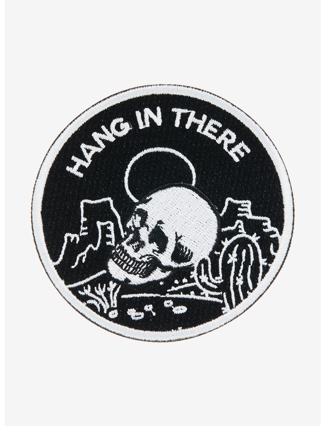 Hang In There Skull Patch, , hi-res