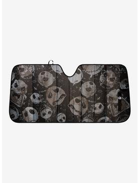 The Nightmare Before Christmas Jack Faces Accordion Sunshade, , hi-res
