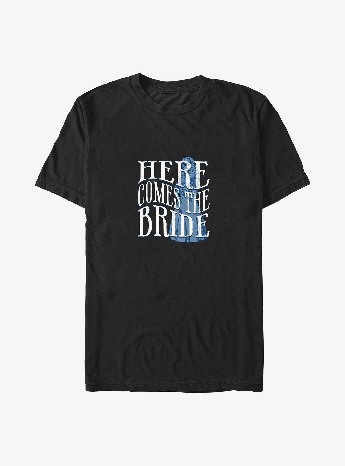 Disney Haunted Mansion Here Comes The Ghost Bride Big & Tall T-Shirt, , hi-res