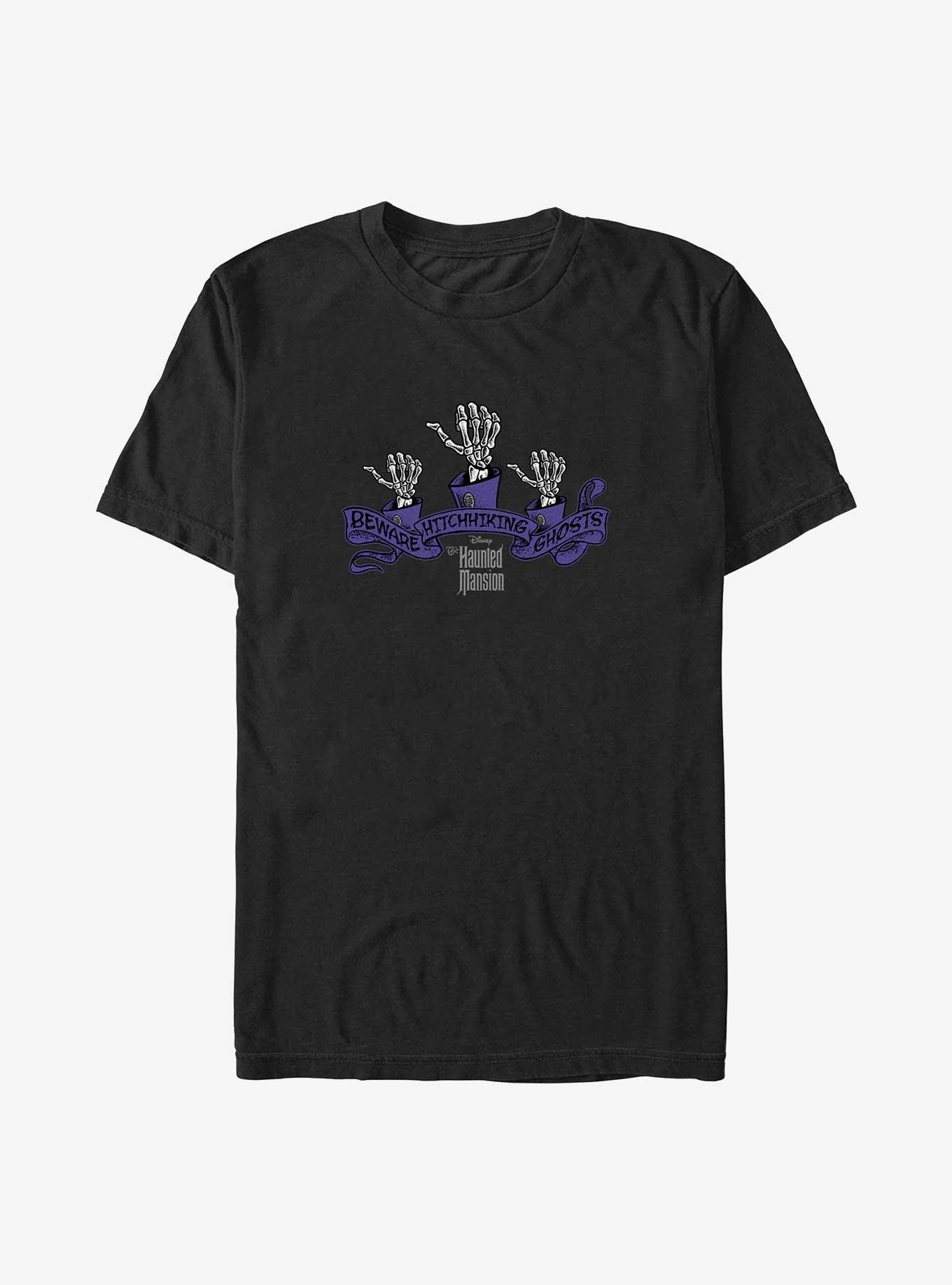 Disney Haunted Mansion Beware Hitchhiking Ghosts Big & Tall T-Shirt, , hi-res