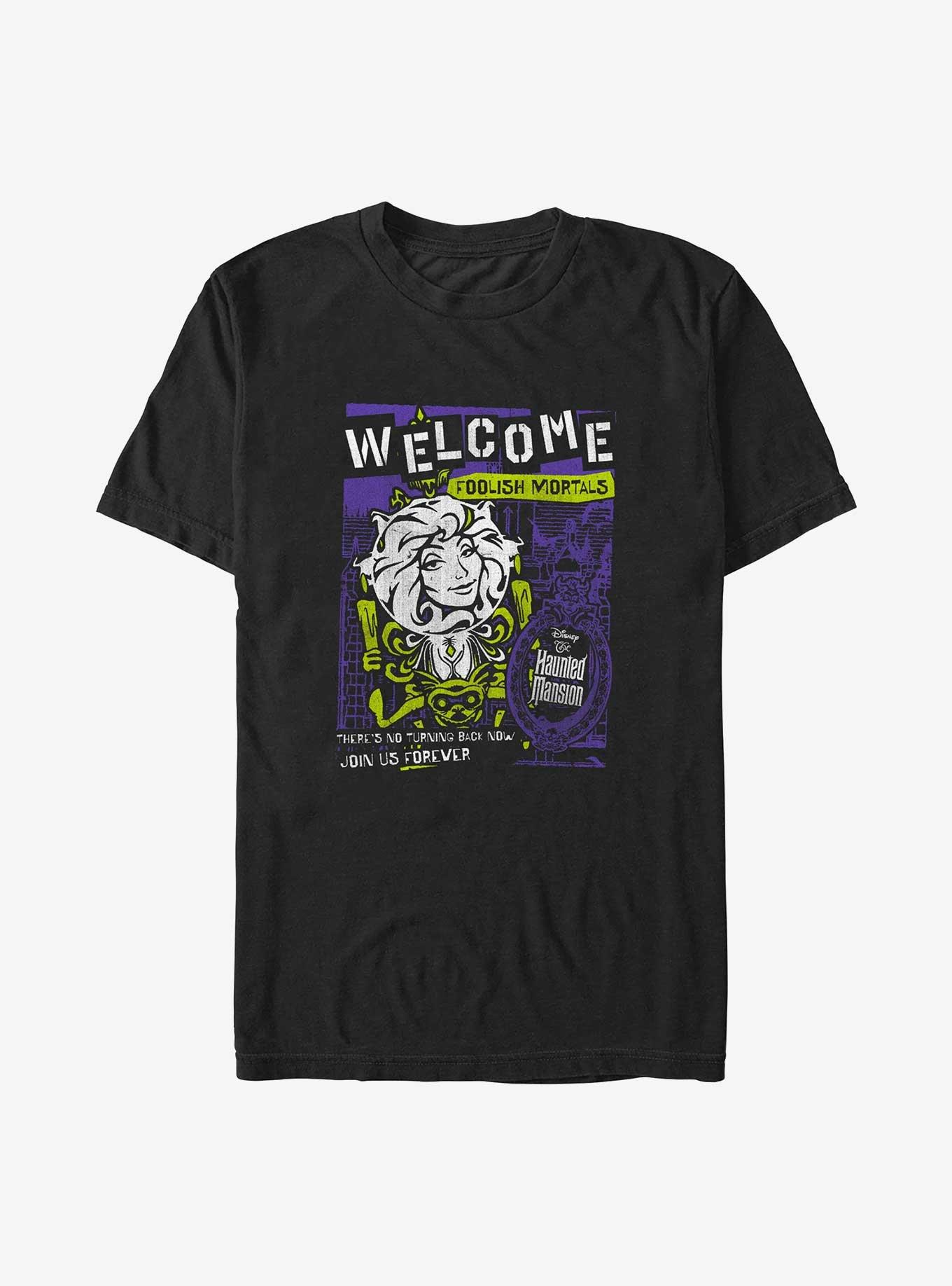 Disney Haunted Mansion Leota Toombs Welcome Poster Big & Tall T-Shirt, , hi-res