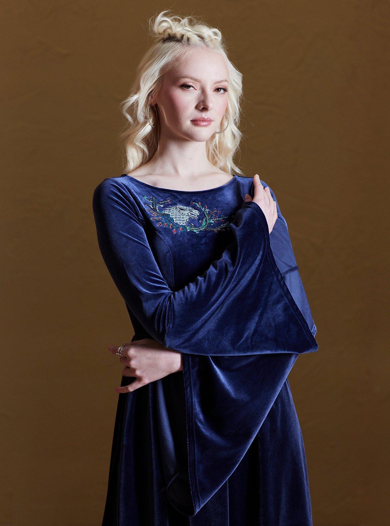 Her Universe Game Of Thrones Sansa Velvet Bell Sleeve Dress Her Universe Exclusive, , hi-res