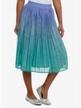 Her Universe Disney The Little Mermaid Icons Ombre Pleated Skirt Her Universe Exclusive, MULTI, hi-res