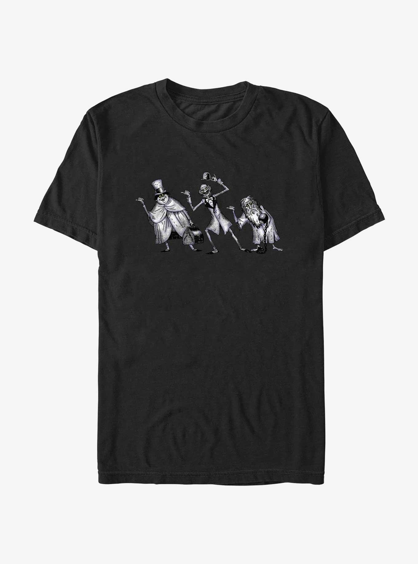 Disney Haunted Mansion Hitchhiking Ghosts Heavyweight T-Shirt