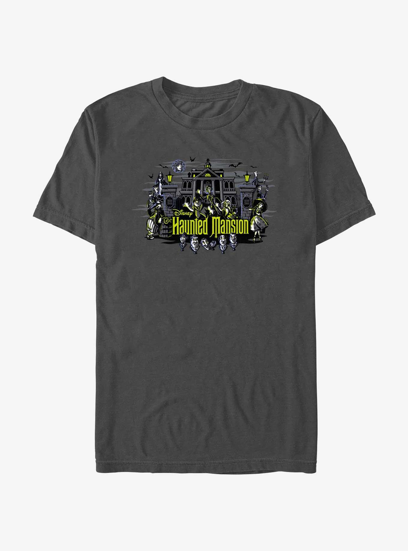 Disney Haunted Mansion Mansion Residents Extra Soft T-Shirt, CHARCOAL, hi-res