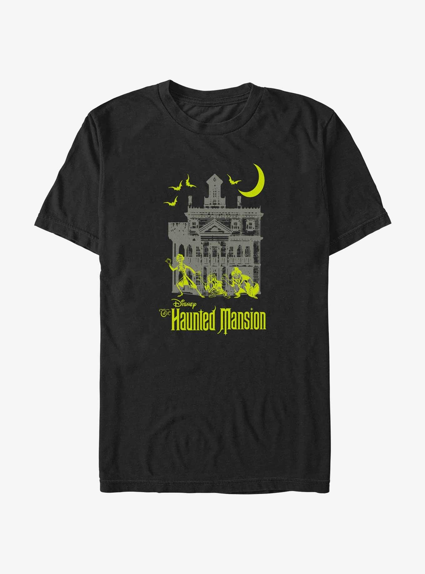 Disney Haunted Mansion Moon Night Hitchhike Extra Soft T-Shirt, , hi-res