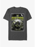 Disney Haunted Mansion Horror Mansion Poster Extra Soft T-Shirt Hot Topic Web Exclusive, CHARCOAL, hi-res