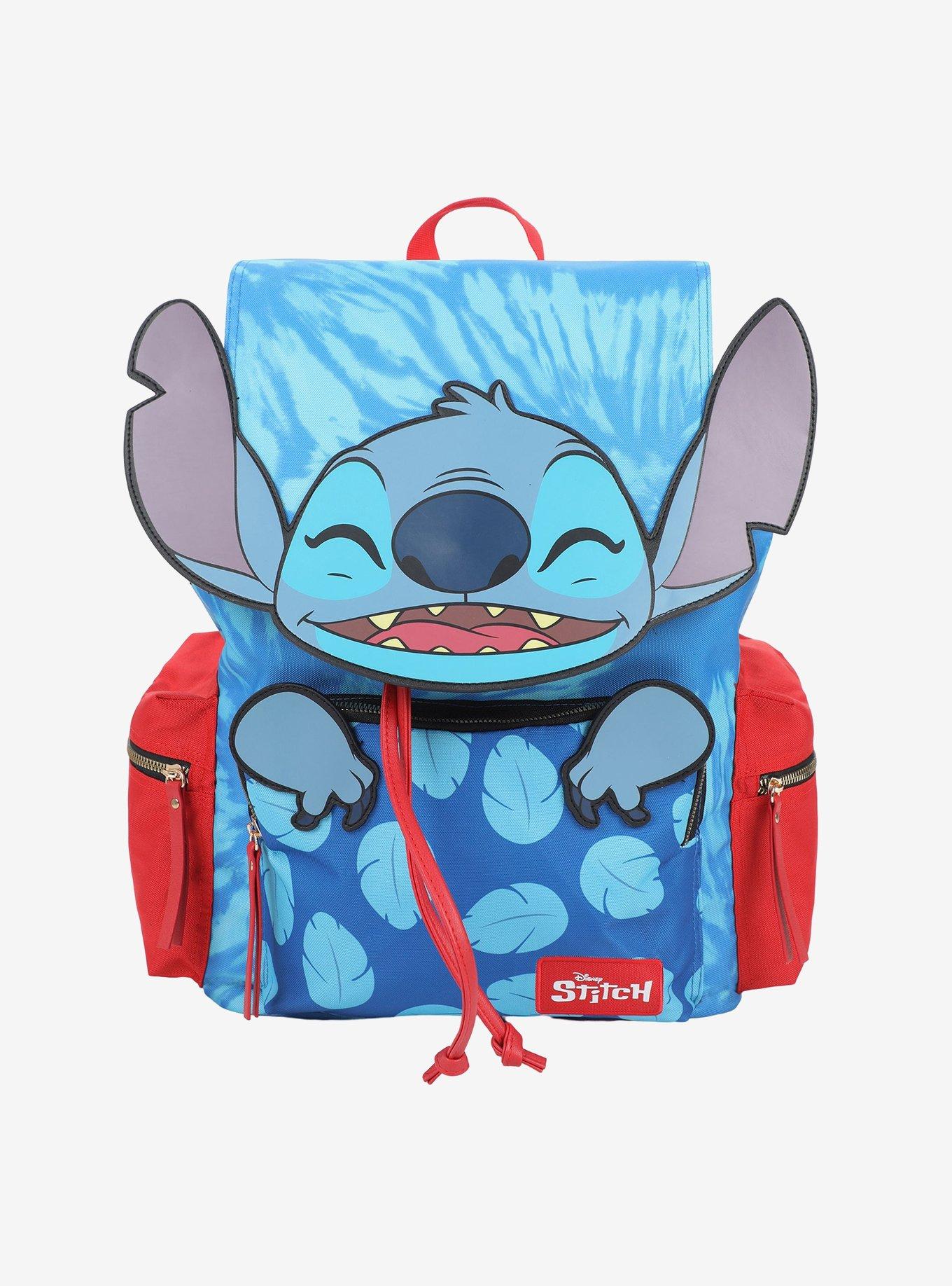 Buckle-Down Disney Bag, Fanny Pack, Lilo and Stitch, Stitch Expressions Wave Striping, Multi Color, Canvas, Adult Unisex, Size: One Size