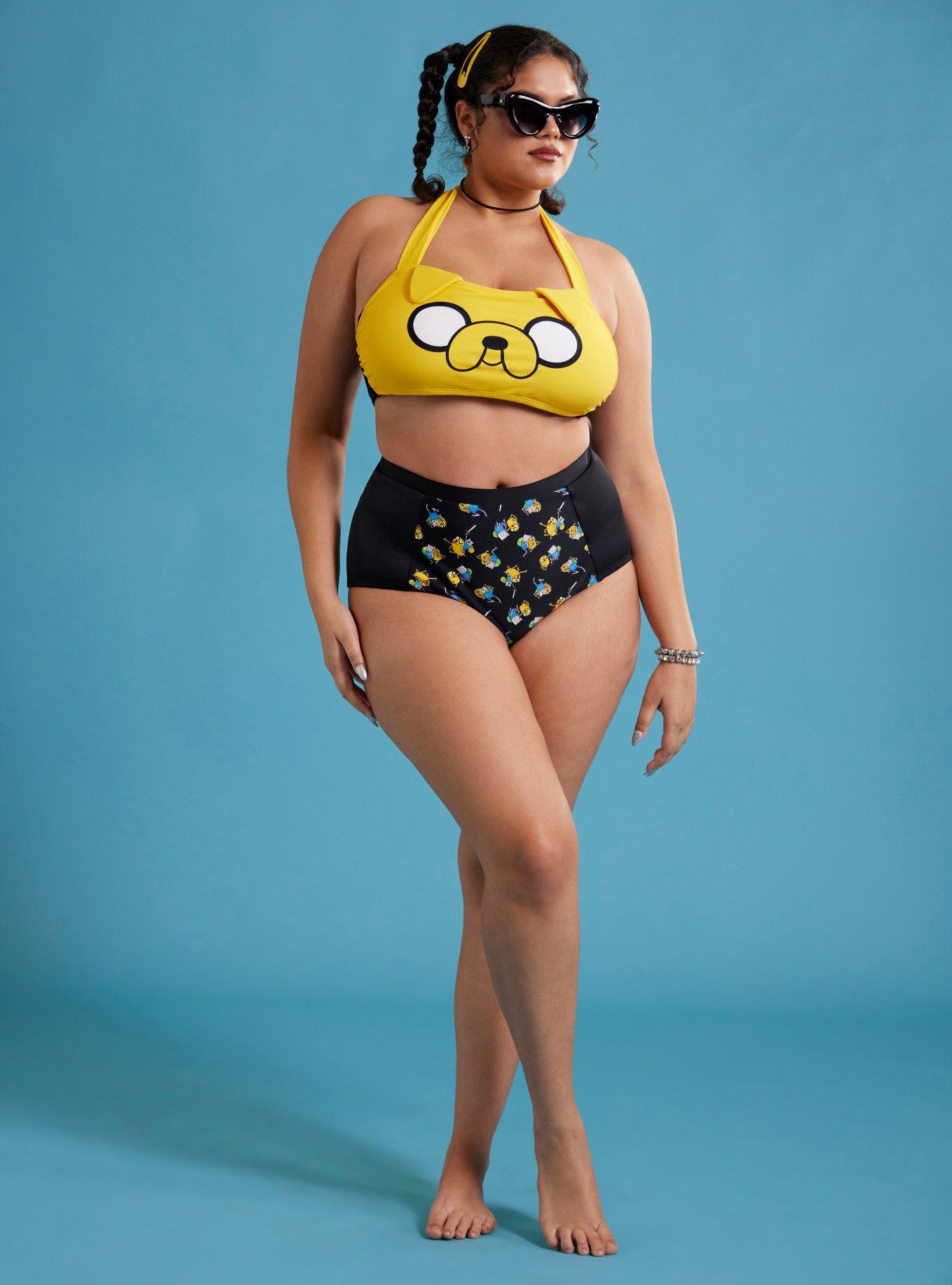 Adventure Time Jake & Finn Swim Bottoms Plus Size