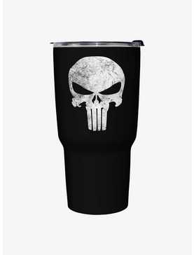Marvel Punisher Distressed Skull Icon Travel Mug, , hi-res