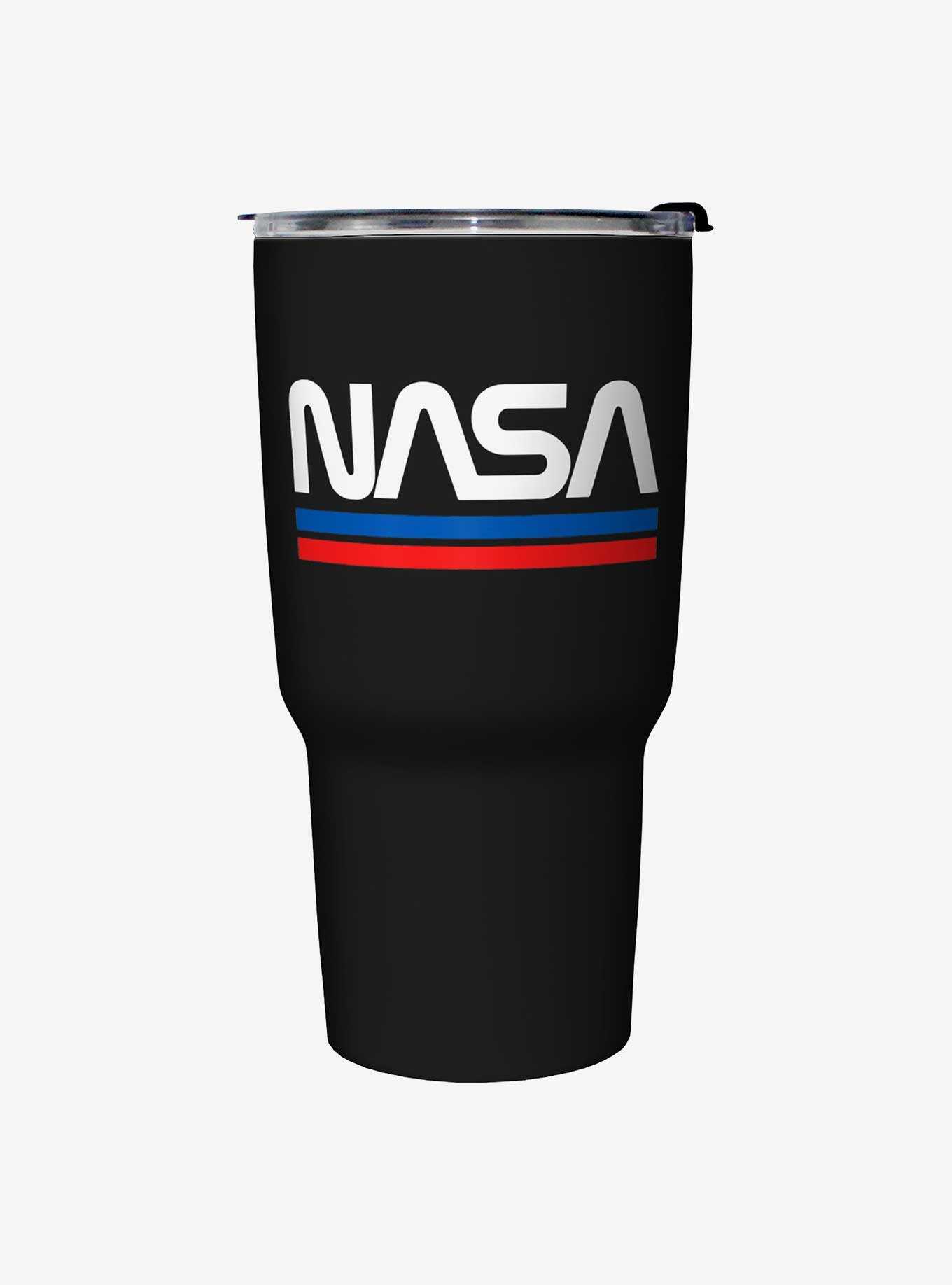 NASA Stripes Logo Travel Mug, , hi-res