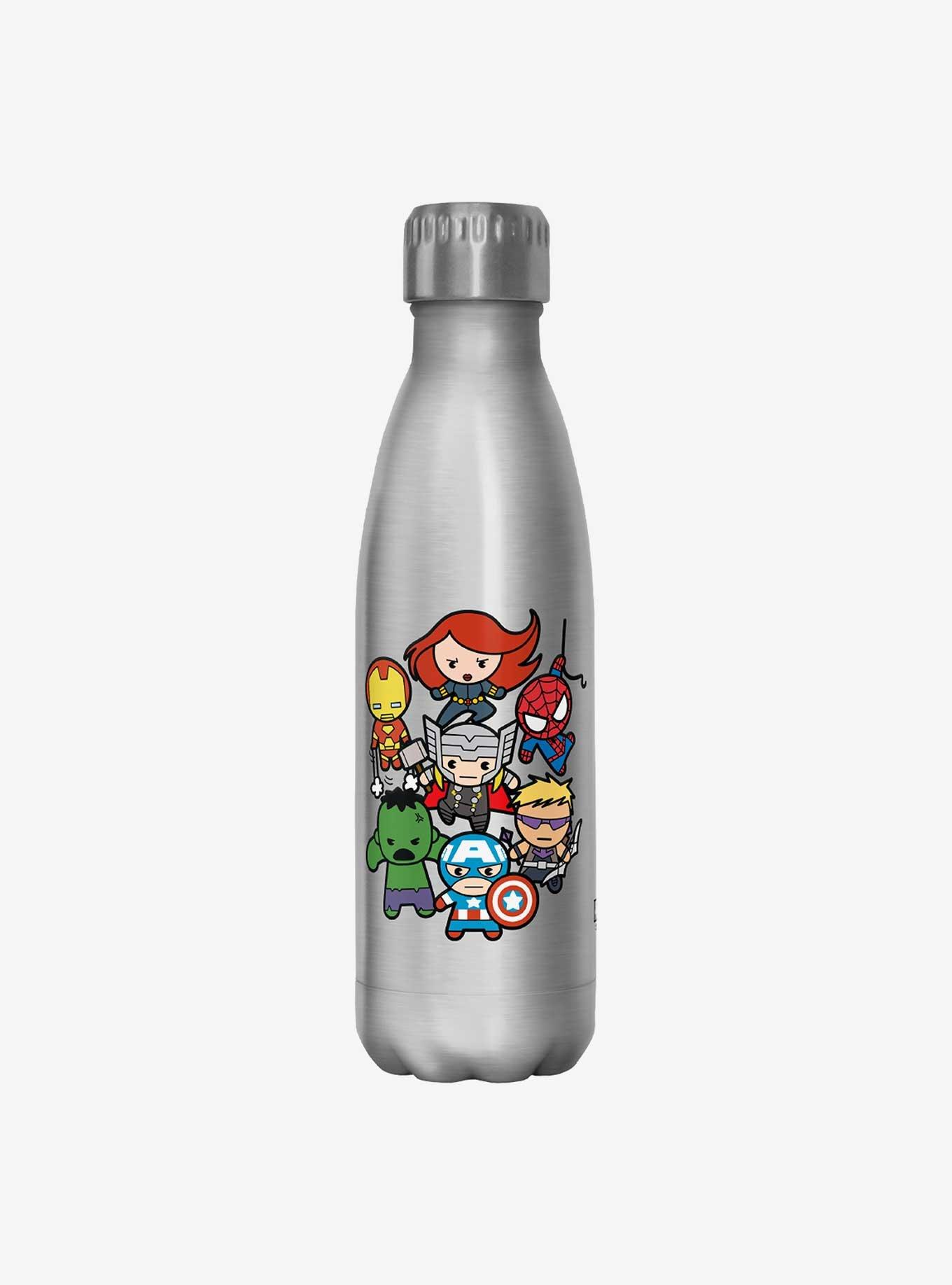 Marvel Avengers Kawaii Group Water Bottle