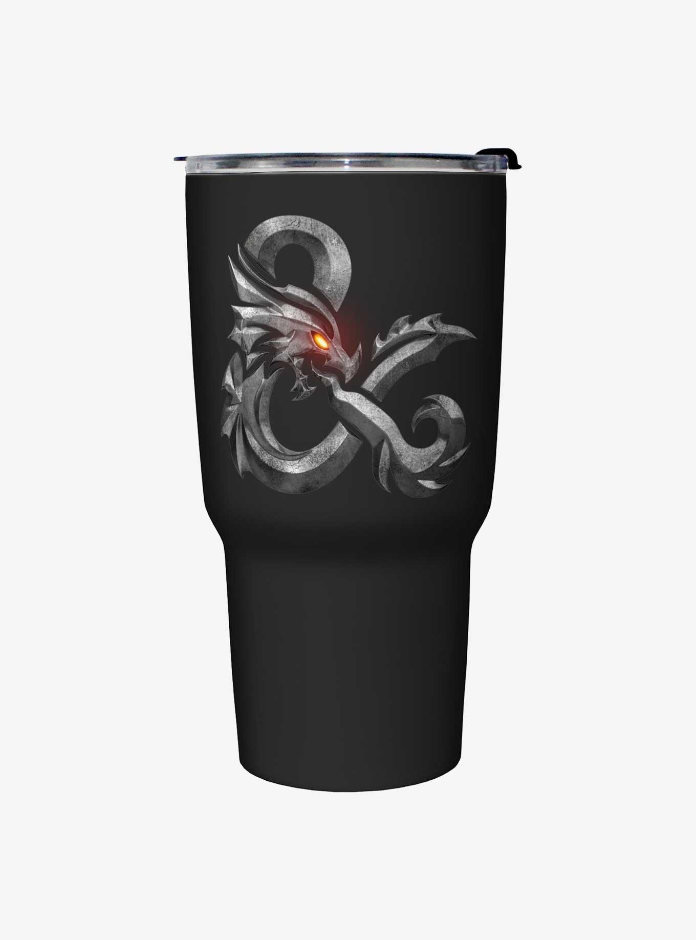 Dungeons & Dragons Metallic Logo Travel Mug, , hi-res