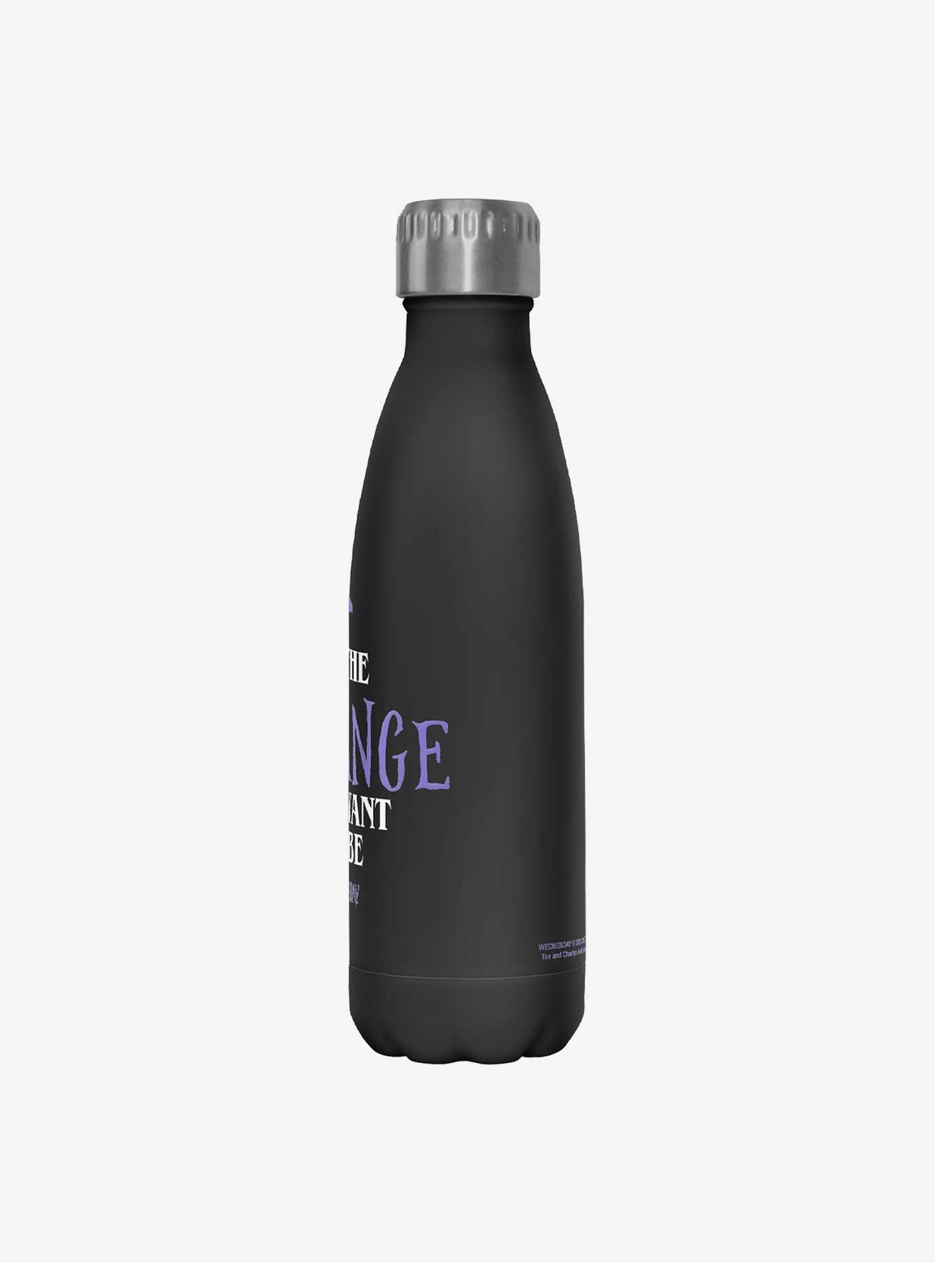 Wednesday Be The Strange You Want To Be Water Bottle, , hi-res