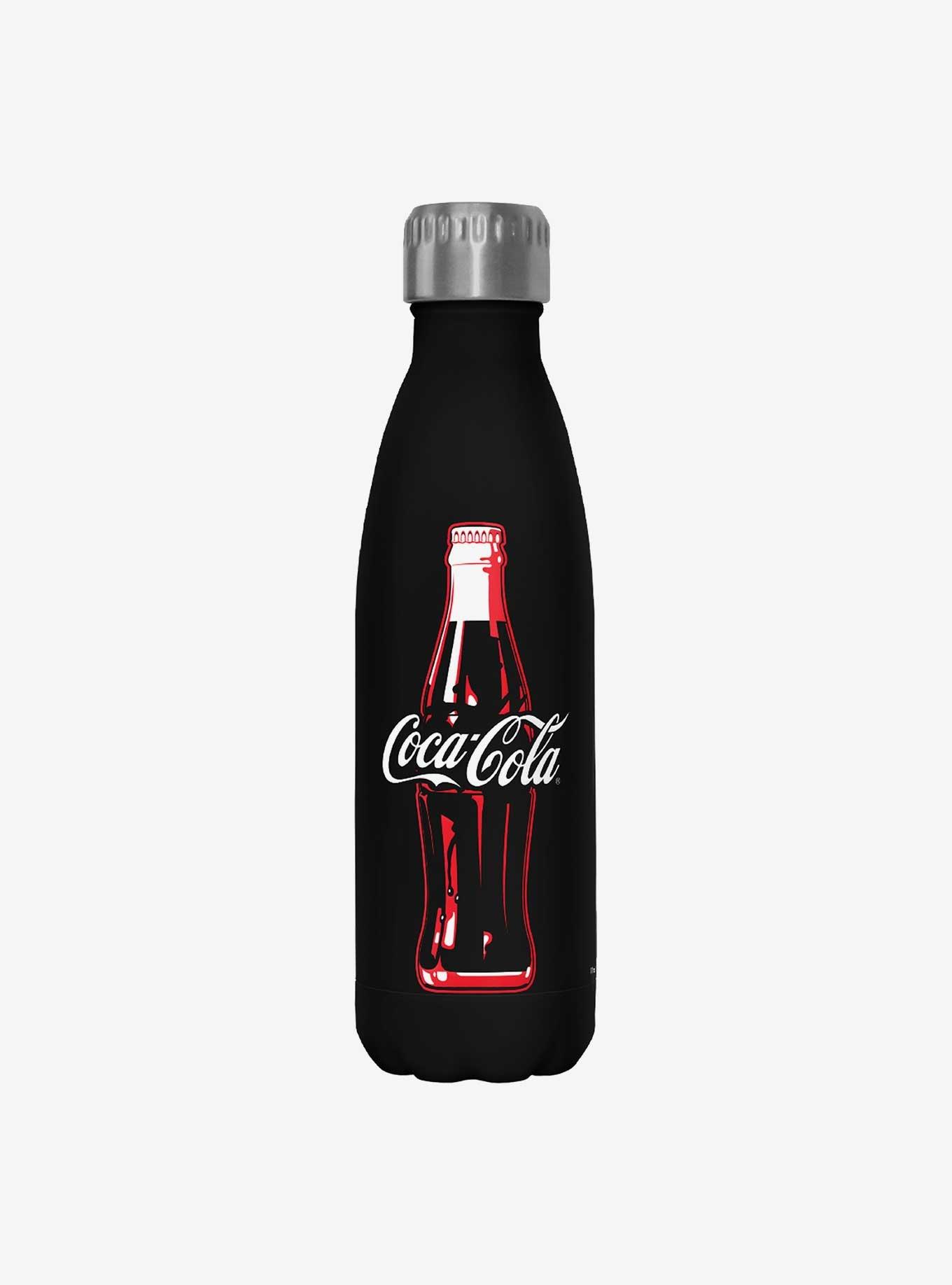 coca cola bottle logo black and white