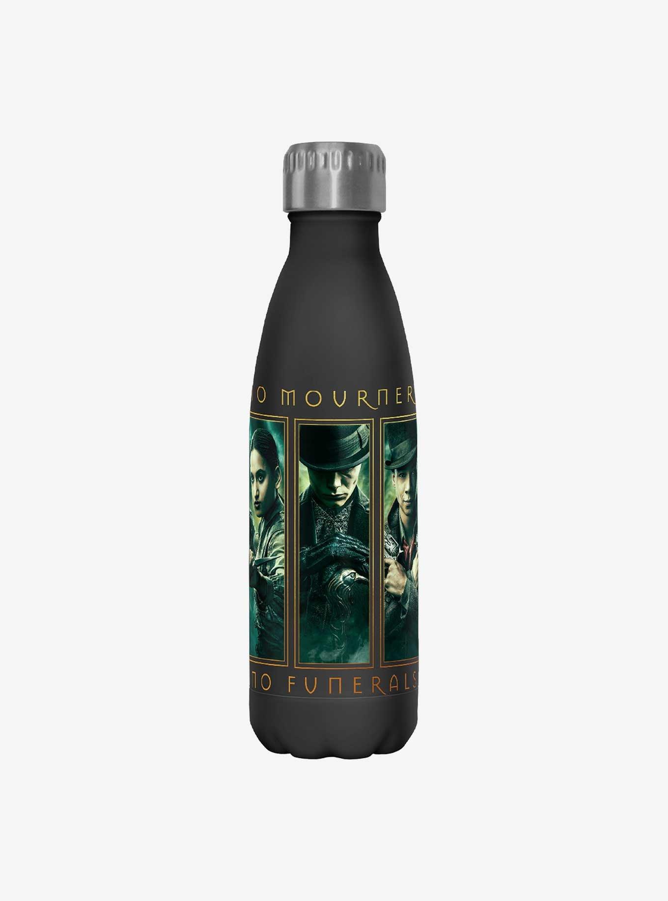 Shadow and Bone No Mourners No Funerals Water Bottle, , hi-res