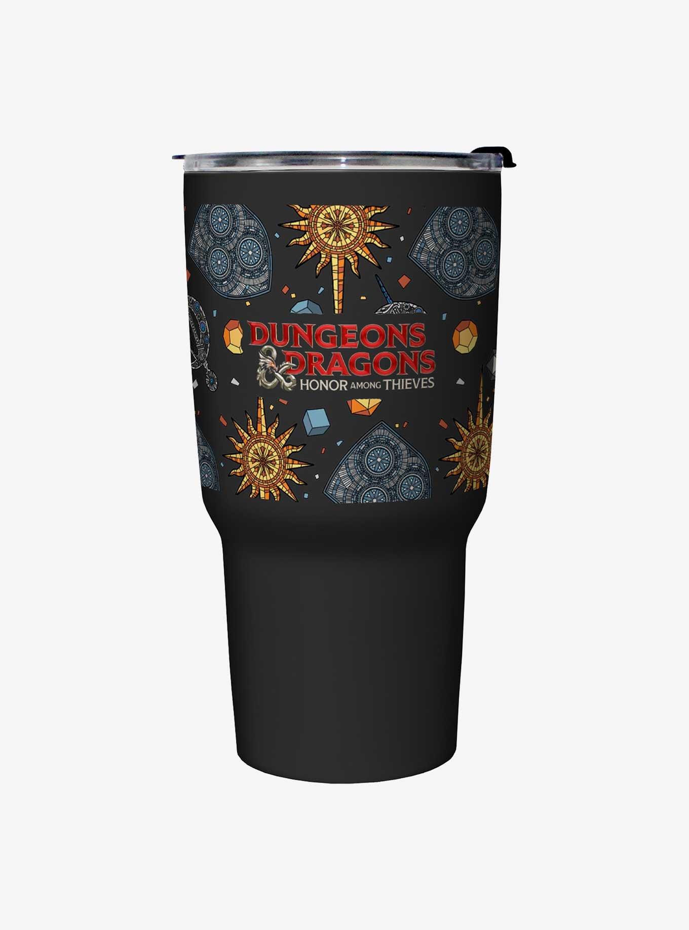 Dungeons & Dragons Mosaic Badges Travel Mug, , hi-res