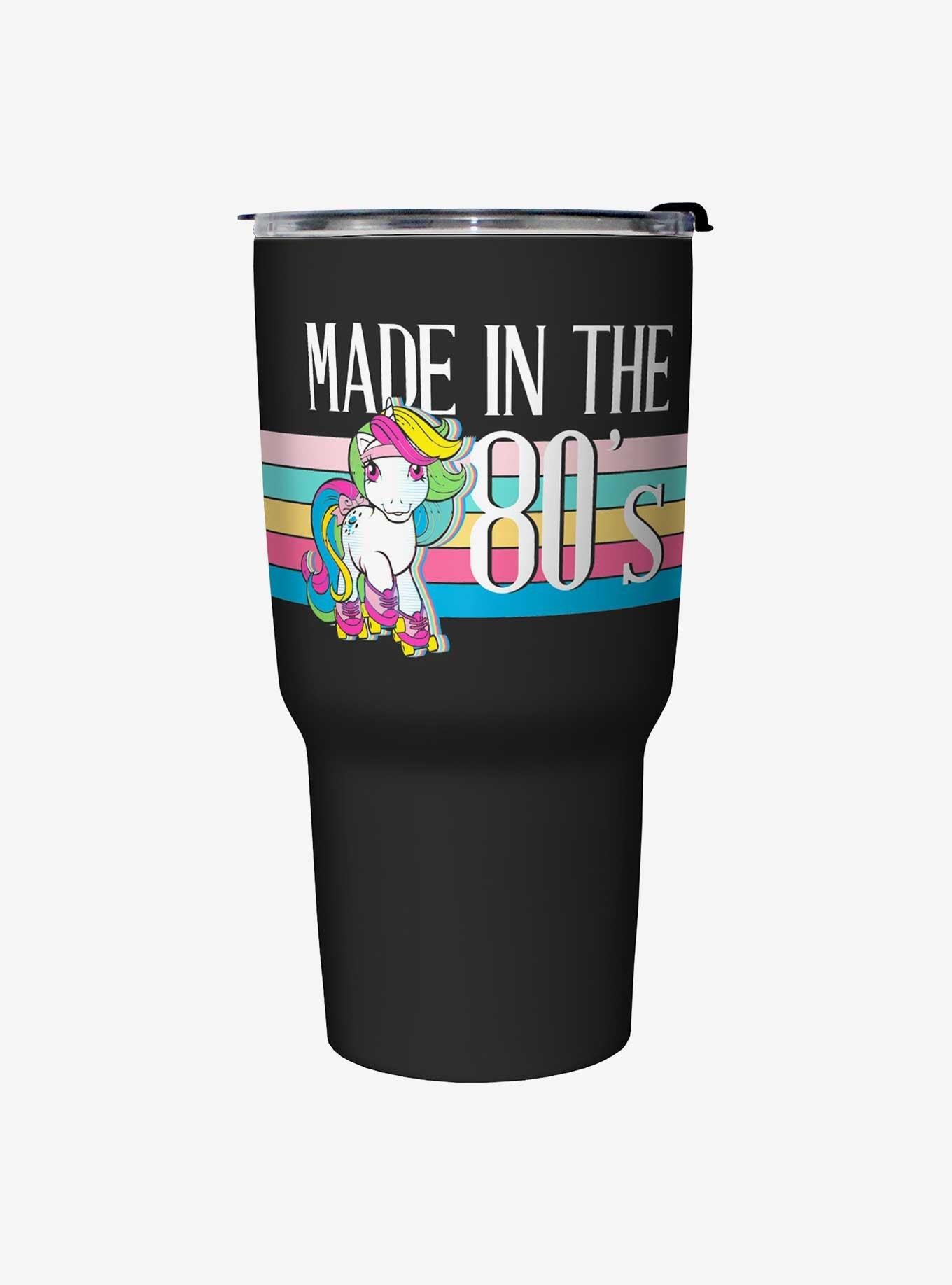 My Little Pony Made In The 80 s Travel Mug BLACK Hot Topic