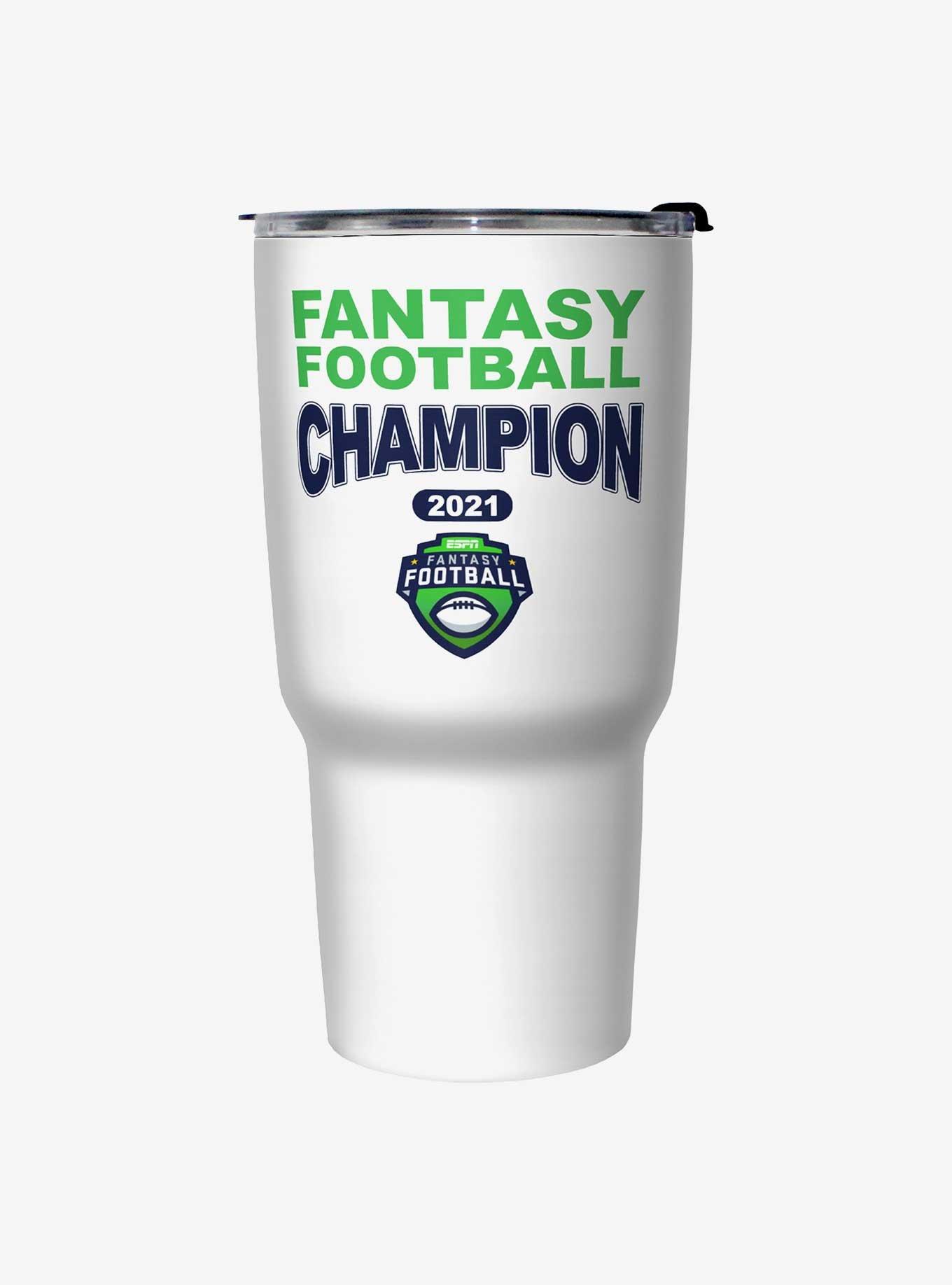 ESPN Fantasy Football Champion Travel Mug WHITE Hot Topic
