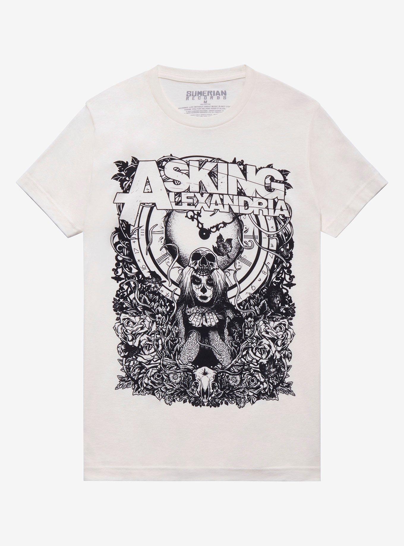 Asking alexandria band 2025 shirts hot topic