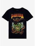 Pantera Zombie Cowboy Boyfriend Fit Girls T-Shirt, BLACK, hi-res