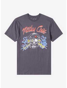 Motley Crue Skull & Pistons Boyfriend Fit Girls T-Shirt, , hi-res