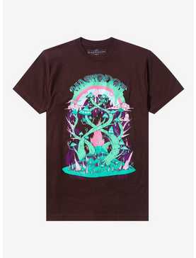 Mastodon Mushroom Forest Boyfriend Fit Girls T-Shirt, , hi-res