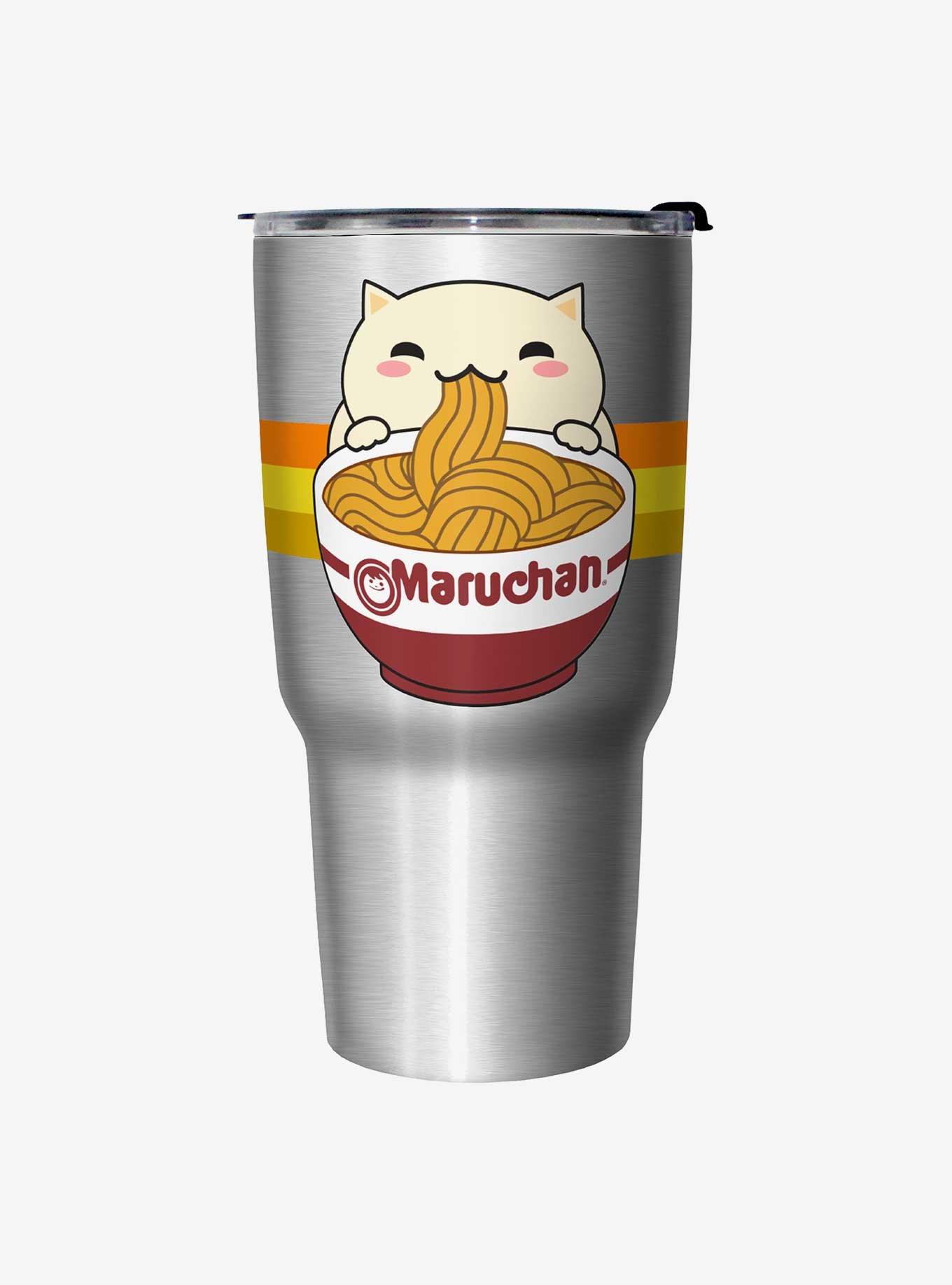 Maruchan Yummy Noodle Cat Travel Mug, , hi-res