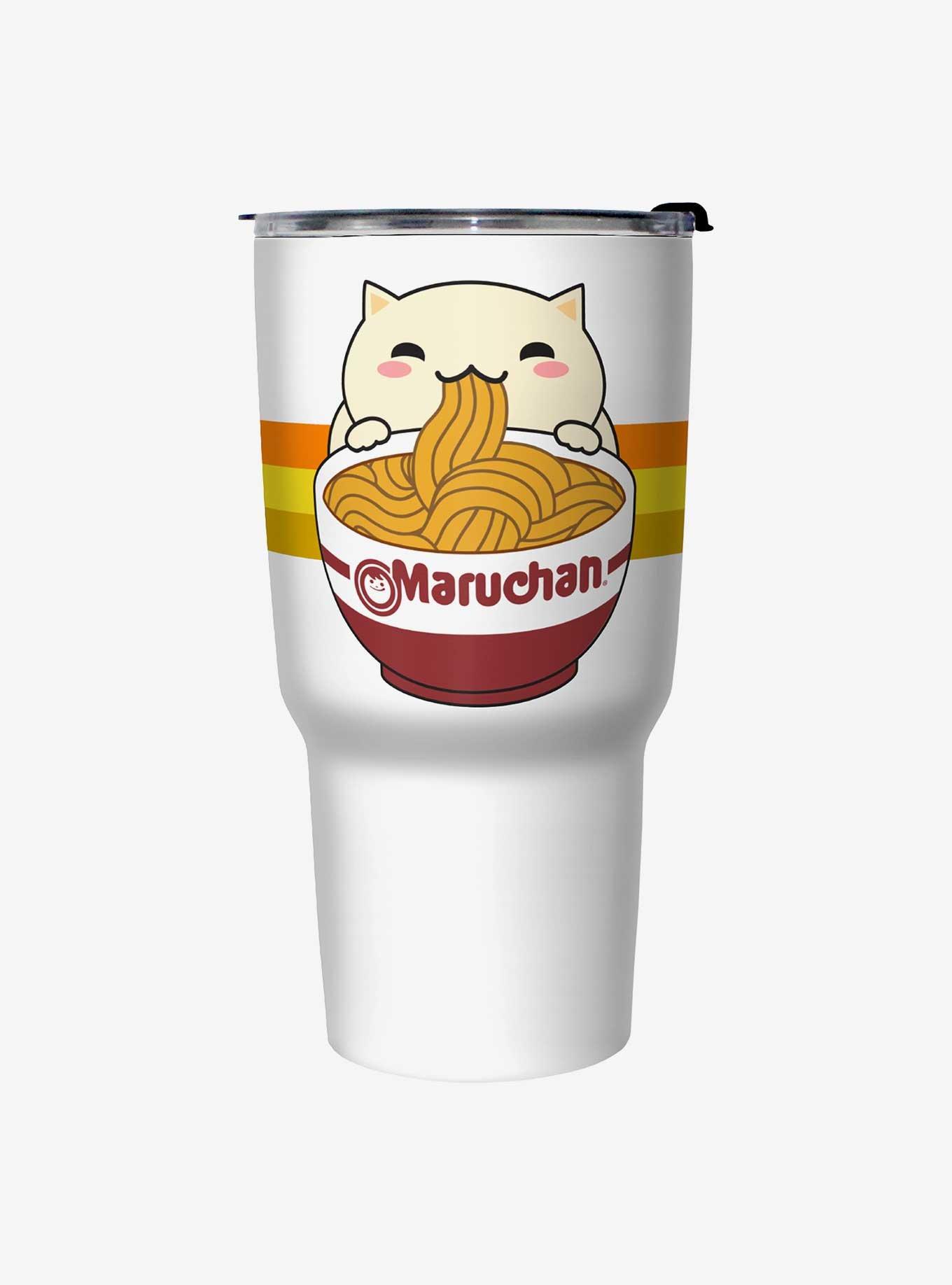Maruchan Yummy Noodle Cat Travel Mug, , hi-res