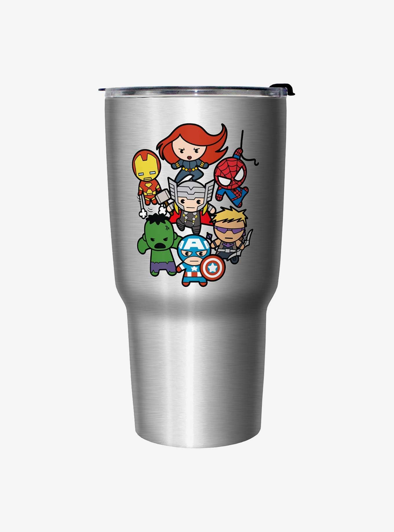 Marvel Avengers Kawaii Group Water Bottle