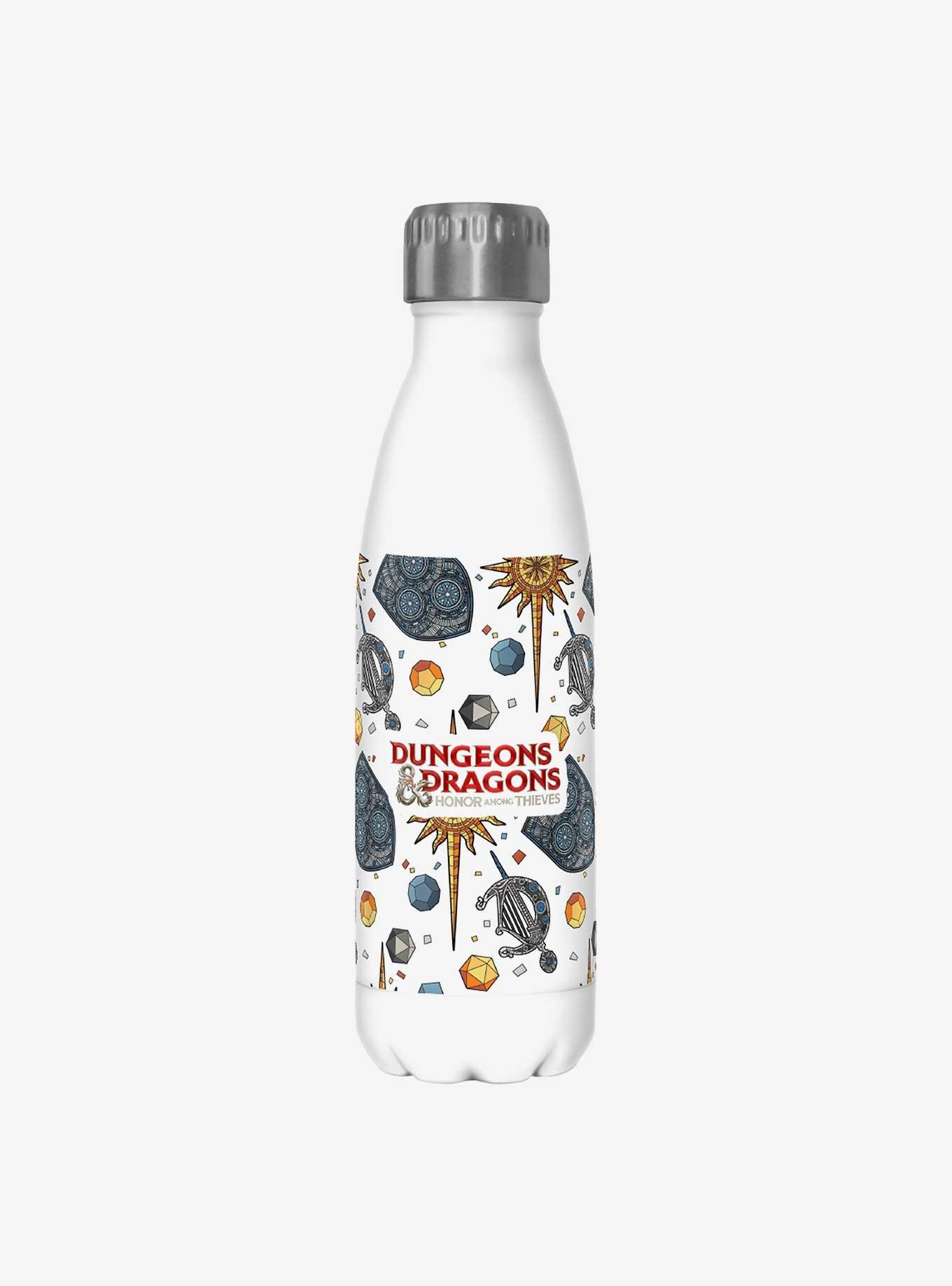 Dungeons & Dragons Mosaic Badges Water Bottle, , hi-res