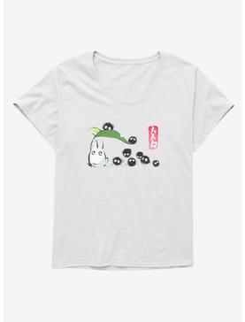 Studio Ghibli My Neighbor Totoro Soot Spirtes Follow Me Womens T-Shirt Plus Size, , hi-res